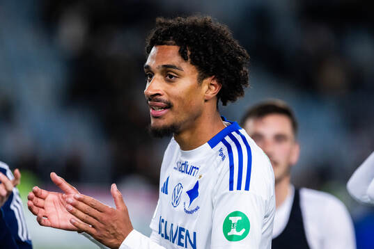 IFK Norrköpings Jesper Ceesay jublar