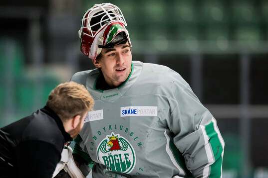 Rögles målvakt Arvid Holm