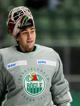 Rögles målvakt Arvid Holm