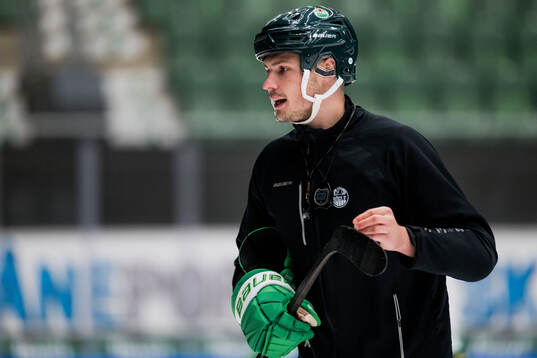 Rögles assisterande tränare Max Bohlin