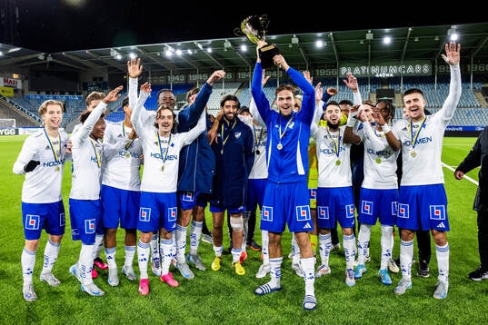 Norrköping spelare jublar