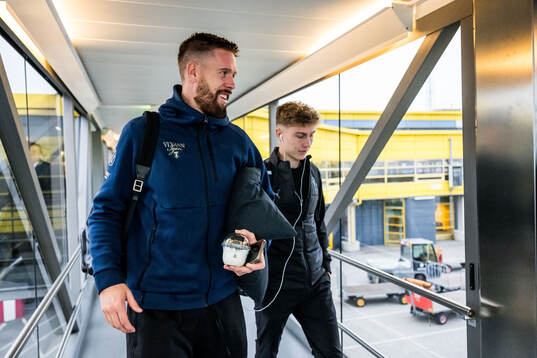 Pontus Jansson and Hugo Bolin of Malmö FF