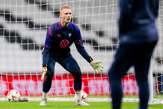 Goalkeeper Joakim Persson of Malmö FF