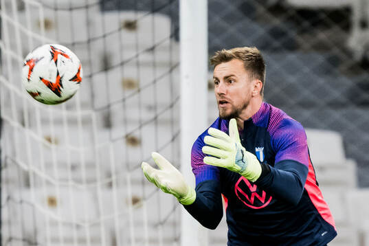 Goalkeeper Ricardo Friedrich of Malmö FF
