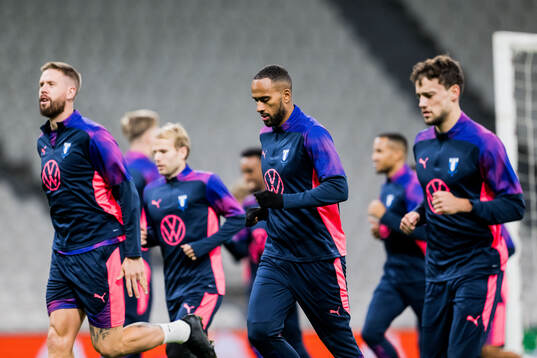 Pontus Jansson, Isaac Kiese Thelin and Colin Rösler of