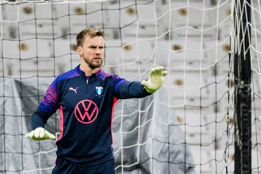 Goalkeeper Ricardo Friedrich of Malmö FF