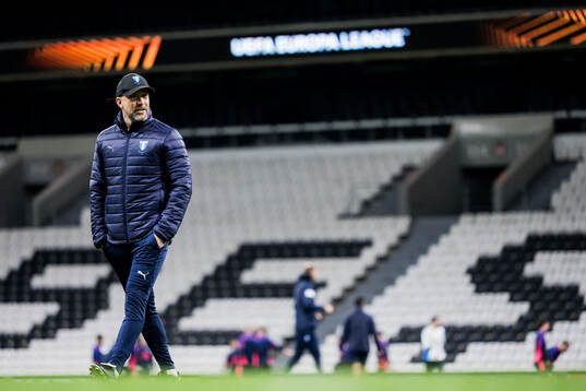 Head coach Henrik Rydström of Malmö FF