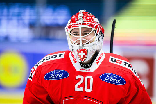 Goalkeeper Andrea Brändli of Switzerland