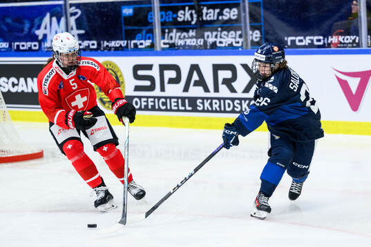 Switzerland and Pauliina Salonen of Finland