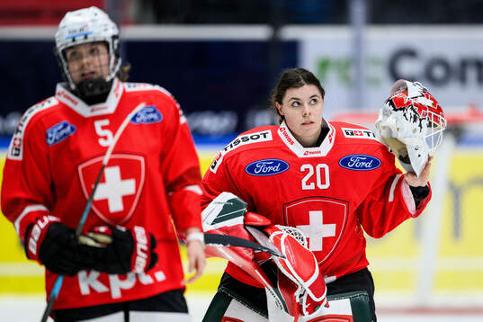 Goalkeeper Andrea Brändli of Switzerland