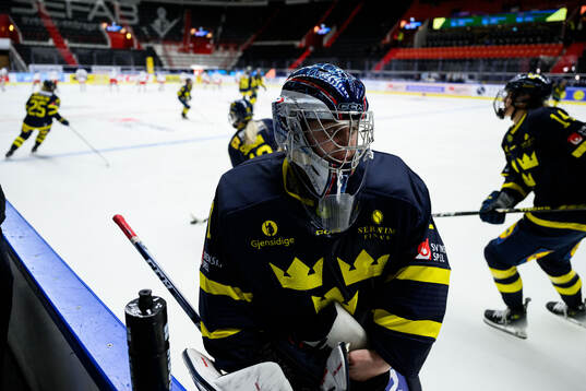 Goalkeeper Ebba Svensson Träff of Sweden