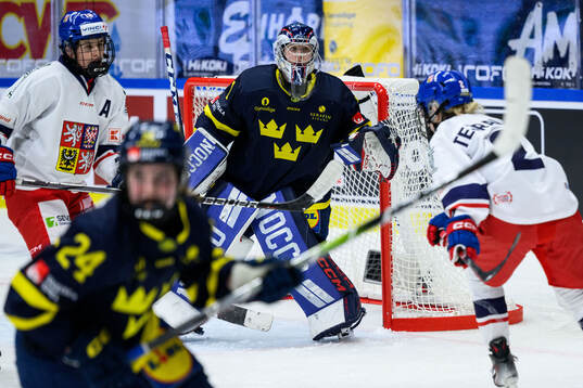 Goalkeeper Ebba Svensson Träff of Sweden