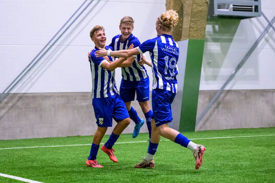IFK Göteborgs Oliver Månsson, Vilmer Johansson och Axel