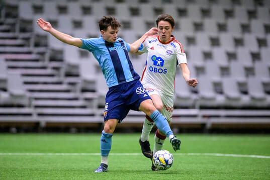 Djurgårdens Mille Selander och Vålerengas Jens Olden