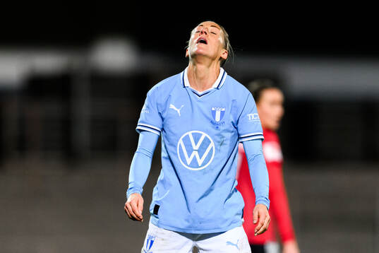 Malmö FFs Mia Persson deppar