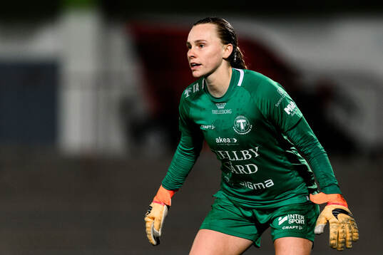 Trelleborgs målvakt Halle Elizabeth Mackiewicz