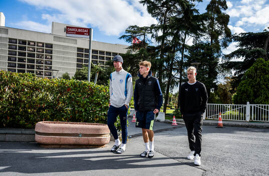 Daniel Gudjohnsen, Hugo Bolin and Otto Rosengren of Malmö