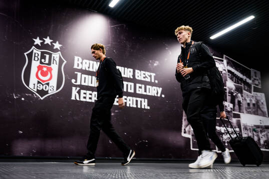 Goalkeeper William Nieroth Lundgren and Hugo Bolin of