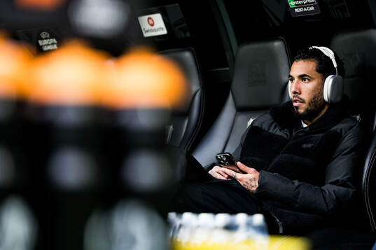 Sergio Pena of Malmö FF ahead ofof the UEFA Europa League