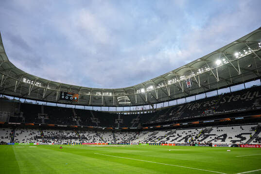 Interior view of Besiktas Stadium