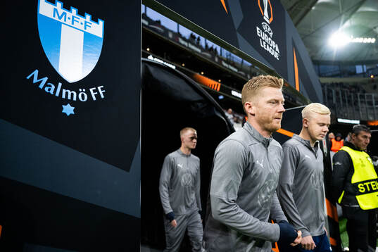 Anders Christiansen and Otto Rosengren of Malmö FF