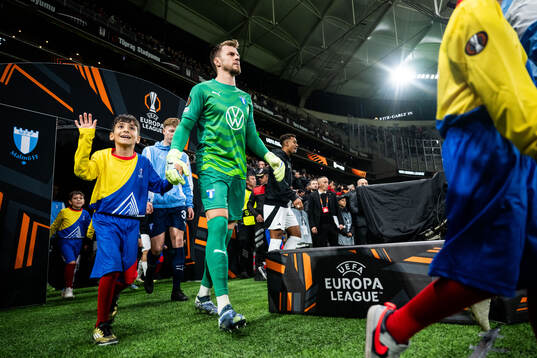 Goalkeeper Ricardo Friedrich of Malmö FF