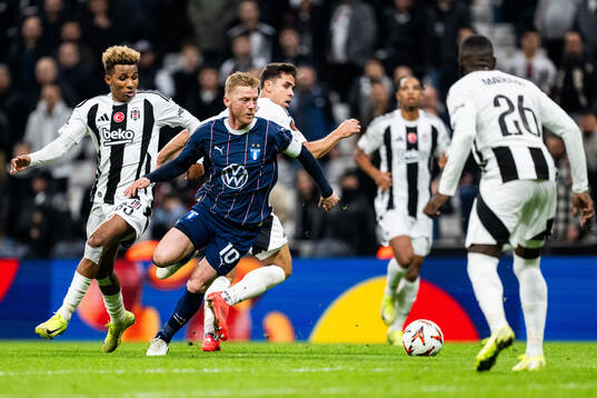 Gedson Fernandes and Gabriel Paulista of Besiktas against
