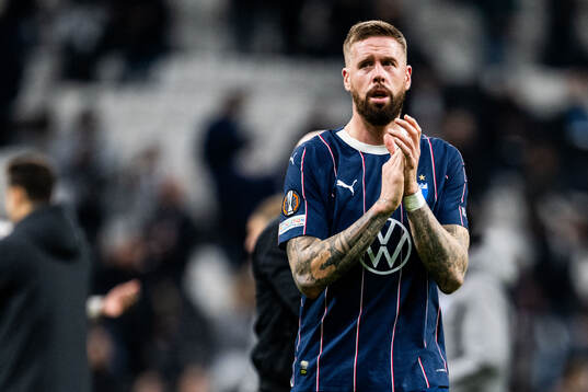 Pontus Jansson of Malmö FF looks dejected