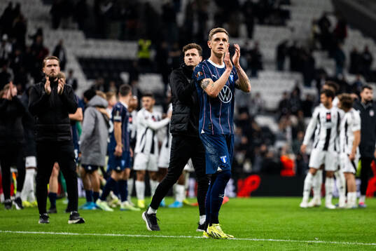Søren Rieks of Malmö FF looks dejected