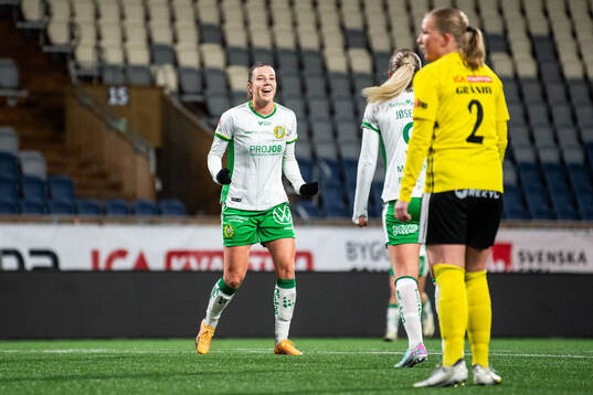 Hammarbys Emma Westin jublar
