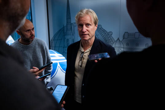 Stefan Pettersson, team manager of the Swedish men's