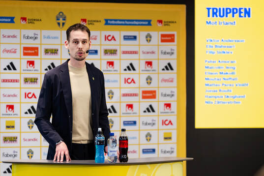 Daniel Bäckström, head coach of the Swedish under-21