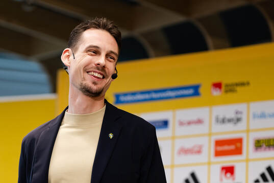 Daniel Bäckström, head coach of the Swedish under-21