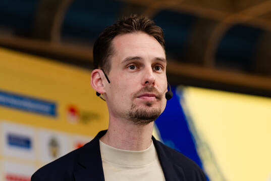 Daniel Bäckström, head coach of the Swedish under-21