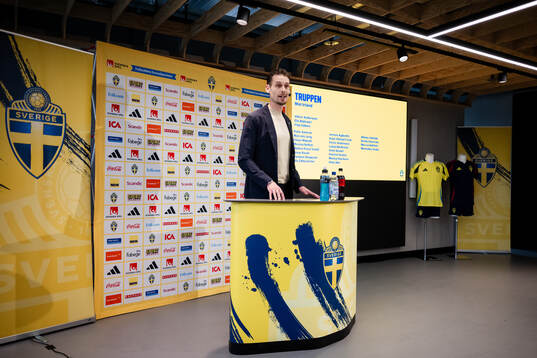 Daniel Bäckström, head coach of the Swedish under-21