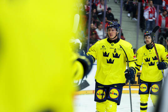 Dennis Rasmussen of Sweden celebrates