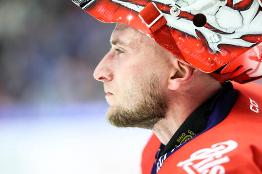 Goaltender Ondrej Kacetl of Czech Republic