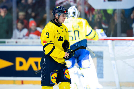 Victor Söderström of Sweden looks dejected