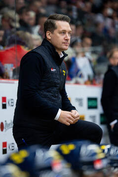 Head coach Sam Hallam of Sweden