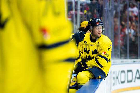 Christian Folin of Sweden looks dejected