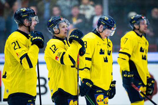 Christoffer Ehn, Max Friberg and Anton Bengtsson of Sweden