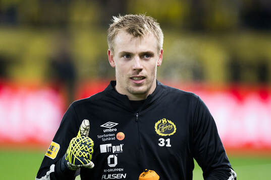 Goalkeeper Isak Pettersson of Elfsborg