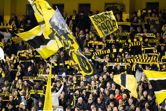 Supporters of Elfsborg in the stands