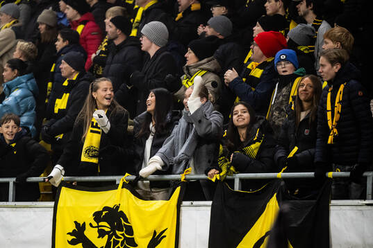 Supporters in the stands