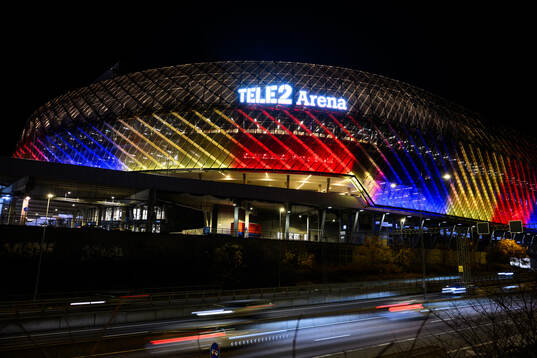 Extrior view of Tele2 Arena
