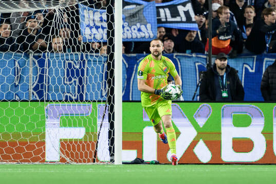 Goalkeeper Oscar Jansson of Djurgården