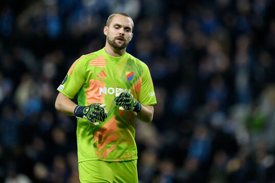 Goalkeeper Oscar Jansson of Djurgården