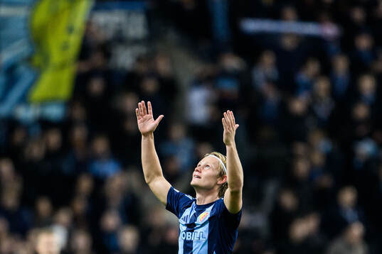 Tobias Gulliksen of Djurgården celebrates