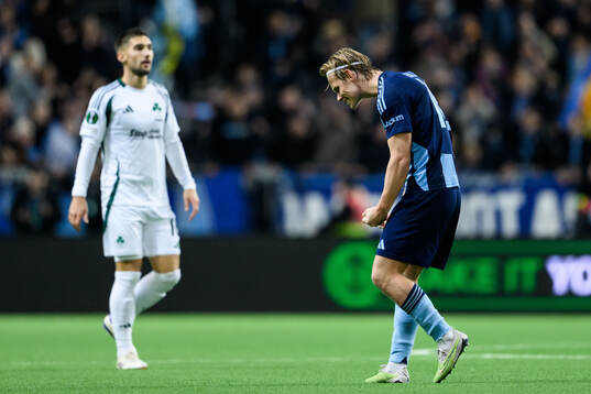 Tobias Gulliksen of Djurgården celebrates