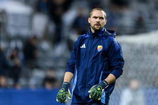Goalkeeper Oscar Jansson of Djurgården